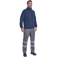 BHADRA fleece mikina tm. modrá