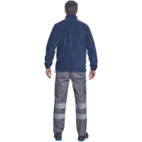 BHADRA fleece mikina tm. modrá