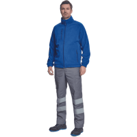 BHADRA fleece mikina royal modrá