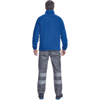 BHADRA fleece mikina royal modrá