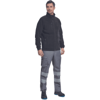 BHADRA fleece jacket black