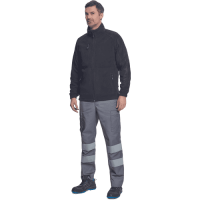 BHADRA fleece jacket black