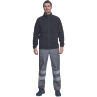 BHADRA fleece jacket black