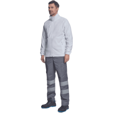 BHADRA fleece mikina biela