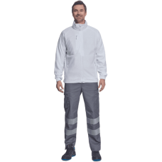 BHADRA fleece mikina biela