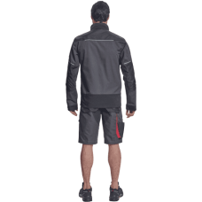 REUSEL jacket anthracite/red