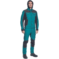 NEURUM CLS blúza +kapucňa, petrolejová