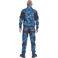 NEURUM CAMOU blúza tmavo modrá