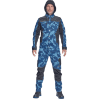 NEURUM CAMOU jacket+hood navy