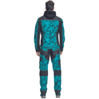 NEURUM CAMOU jacket+hood petrol blue