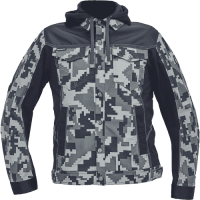 NEURUM CAMOU jacket+hood anthracite