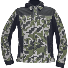 NEURUM CAMOU jacket+hood dark olive