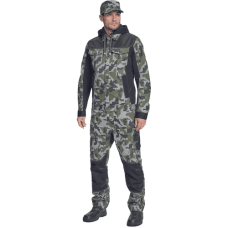 NEURUM CAMOU jacket+hood dark olive