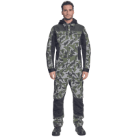 NEURUM CAMOU jacket+hood dark olive