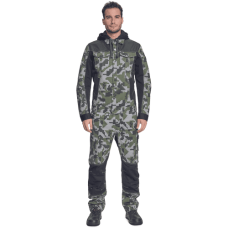 NEURUM CAMOU jacket+hood dark olive