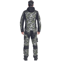 NEURUM CAMOU jacket+hood dark olive