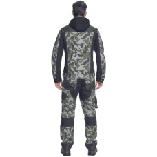 NEURUM CAMOU jacket+hood dark olive