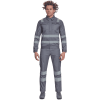 GETACHE RFLX blúza sivá