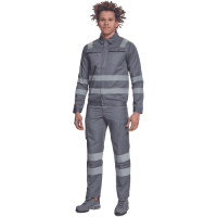 GETACHE RFLX blúza sivá