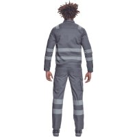 GETACHE RFLX blúza sivá