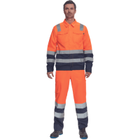 VALENCIA HV jacket orange/navy