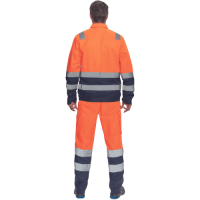 VALENCIA HV jacket orange/navy