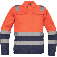 VALENCIA HV jacket orange/navy