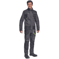 GREENDALE jacket anthracite/lime