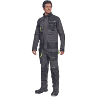 GREENDALE jacket anthracite/lime