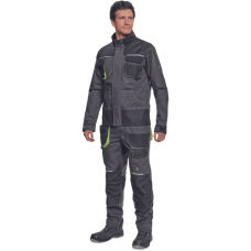 GREENDALE jacket anthracite/lime