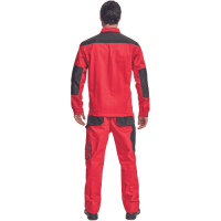 FF HANS blúza červená/antracit