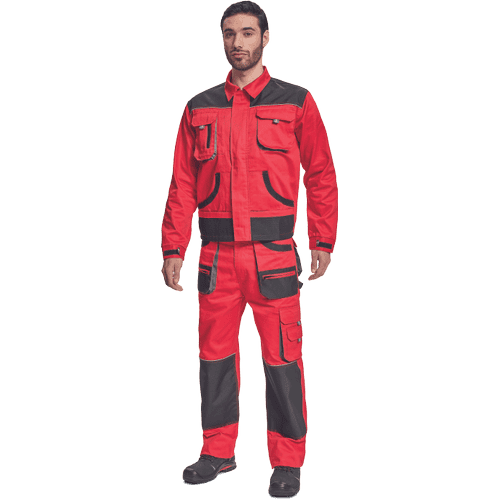 FF HANS jacket red/anthracite