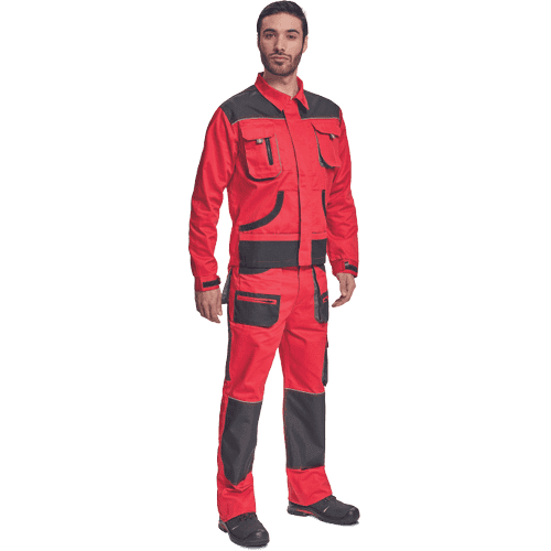 FF HANS jacket red/anthracite