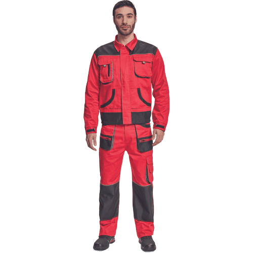 FF HANS jacket red/anthracite