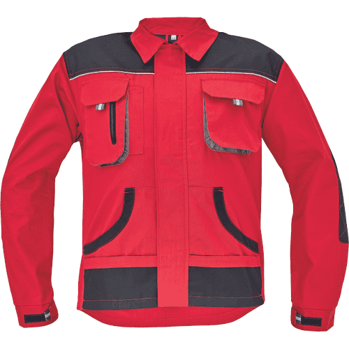 FF HANS jacket red/anthracite