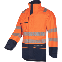 TORVIK 7330A HV rain jacket orange