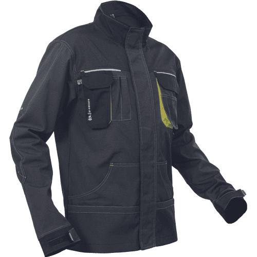 SHELDON jacket anthracite/yellow