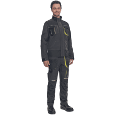 SHELDON jacket anthracite/yellow