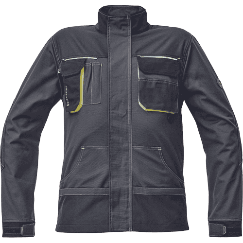 SHELDON jacket anthracite/yellow