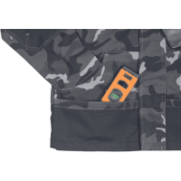 SHELDON CAMOU jacket grey camouflage