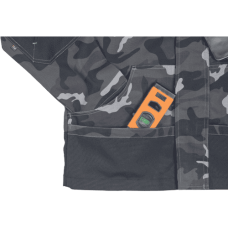 SHELDON CAMOU jacket grey camouflage