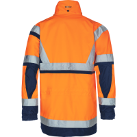 POWELL HV softsh.jacket orange/navy