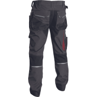 REUSEL nohavice antracit/červené