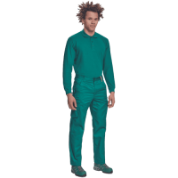 ALZIRA trousers dark green