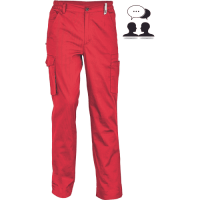 ALZIRA trousers red