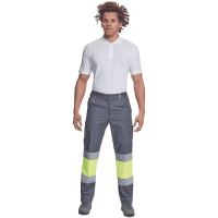 BILBAO HV nohavice sivá/žltá