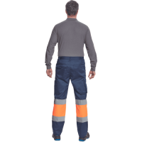 BILBAO HV nohavice navy/oranžová
