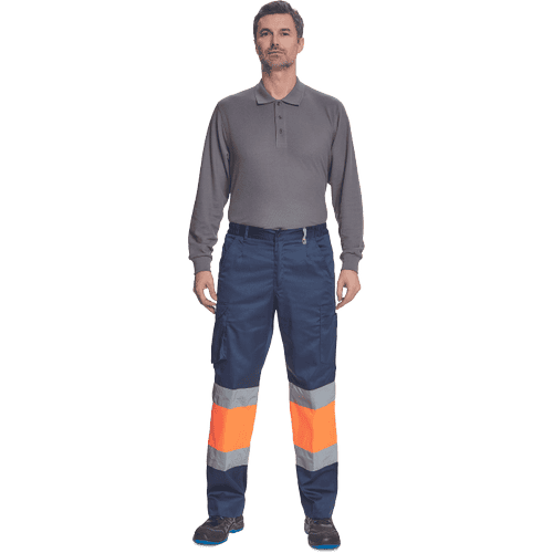 BILBAO HV trousers navy/orange