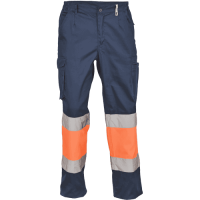 BILBAO HV nohavice navy/oranžová
