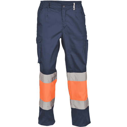 BILBAO HV nohavice navy/oranžová